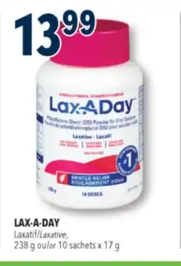 Familiprix LAX-A-DAY, Laxative, 238 g or 10 sachets x 17 g offer