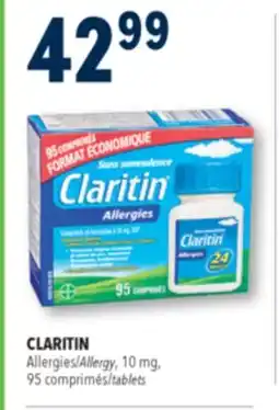 Familiprix CLARITIN, Allergy, 10 mg, 95 tablets offer