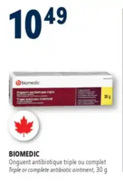 Familiprix BIOMEDIC, Triple or complete antibiotic ointment offer