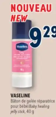 Familiprix VASELINE Baby healing jelly stick, 40g offer