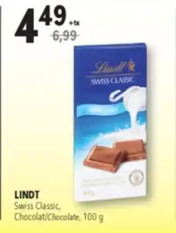 Familiprix LINDT, Swiss Classic, Chocolate offer