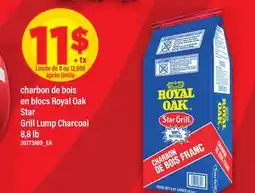 Maxi CHARBON DE BOIS EN BLOCKS ROYAL OAK | STAR GRILL LUMP CHARCOAL, 8,8 LB offer