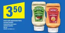 Maxi SAUCE STYLE MAYONNAISE HEINZ | MAYONNAISE STYLE SAUCE offer