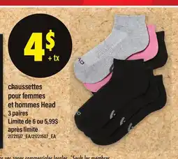 Maxi CHAUSSETTES POUR FEMMES ET HOMMES HEAD, 3 paires offer