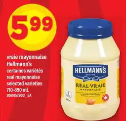 Maxi VRAIE MAYONNAISE HELLMANN'S REAL MAYONNAISE offer