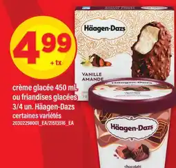 Maxi CRÈME GLACÉE, 450 ML OU FRIANDISES GLACÉES, 3/4 UN. HÄAGEN-DAZS offer