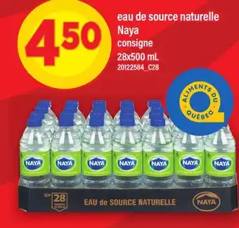 Maxi EAU DE SOURCE NATURELLE NAYA offer
