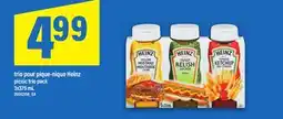 Maxi TRIO POUR PIQUE-NIQUE HEINZ | picnic trio pack offer