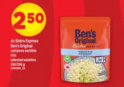 Maxi RIZ BISTRO EXPRESS BEN'S ORIGINAL | RICE, 240/250 G offer