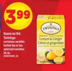 Maxi TISANE OU THÉ TWININGS | HERBAL TEA OR TEA, 20 UN offer