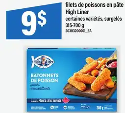 Maxi FILETS DE POISSONS EN PÂTE HIGH LINER offer