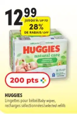 Familiprix HUGGIES, Baby wipes, selected refills offer