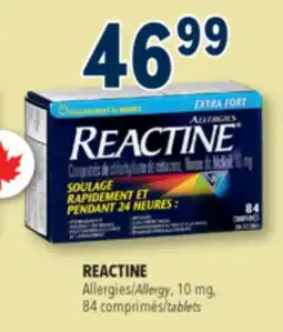 Familiprix REACTINE, Allergy, 10 mg, 84 tablets offer