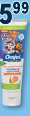 Familiprix ORAJEL, Anticavity fluoride toothpaste gel offer