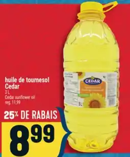 Marché Adonis HUILE DE TOURNESOL CEDAR | CEDAR SUNFLOWER OIL offer