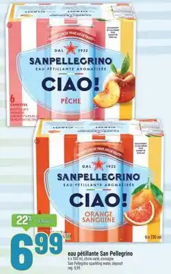Marché Adonis Eau pétillante San Pellegrino | San Pellegrino sparkling water, deposit offer