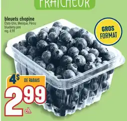 Marché Adonis Bleuets chopine | Blueberry pint offer