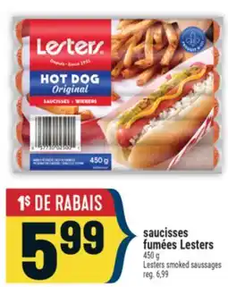 Marché Adonis Saucisses fumées Lesters | Lesters smoked saussages offer