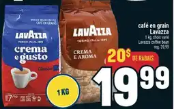 Marché Adonis CAFÉ EN GRAIN LAVAZZA | LAVAZZA COFFEE BEAN offer