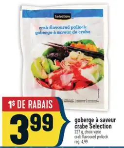 Marché Adonis GOBERGE À SAVEUR CRABE SELECTION | CRAB FLAVOURED POLLOCK offer