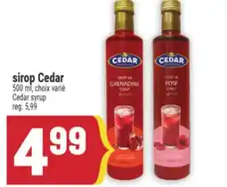 Marché Adonis SIROP CEDAR | CEDAR SYRUP offer