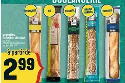 Marché Adonis BAGUETTES PREMIÈRE MOISSON | PREMIÈRE MOISSON BAGUETTES offer