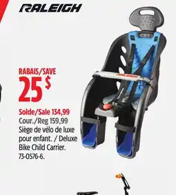 Canadian Tire Deluxe Bike Child Carrier offer
