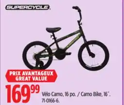 Canadian Tire Supercycle Camo Bike, 16˝ offer