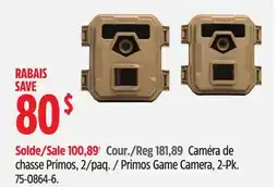 Canadian Tire Primos Game Camera, 2-Pk offer