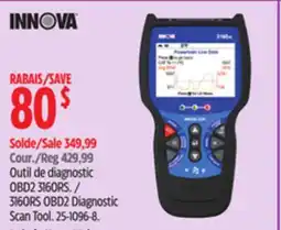Canadian Tire Innova 3160RS OBD2 Diagnostic Scan Tool offer