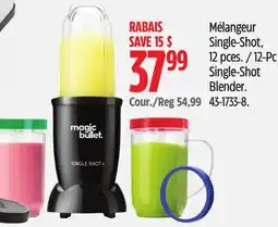 Canadian Tire MAGICBULLET 12-Pc Single-Shot Blender offer