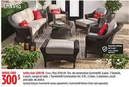 Canadian Tire CANVAS Summerhill Conversation Set offer