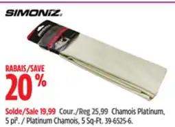 Canadian Tire SIMONIZ Platinum Chamois offer
