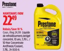 Canadian Tire Prestone 10-Year Concentrate Antifreeze/Coolant, 3.78L offer