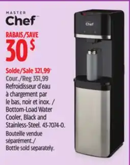 Canadian Tire Master Chef Bottom-Load Water Cooler, Black and Stainless-Steel offer