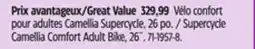 Canadian Tire Supercycle Camellia Comfort Adult Bike, 26˝ offer