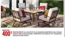 Canadian Tire CANVAS Melville Motion Conversation Set offer