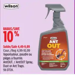 Canadian Tire Wilson AntOUT Spray, Dust or Ant Traps offer