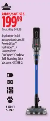 Canadian Tire BISSELL PowerLifter FurFinder Cordless Self-Standing Stick Vacuum offer