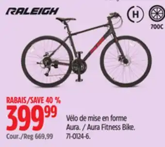 Canadian Tire Raleigh Aura Fitness Bike offer