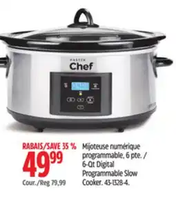 Canadian Tire Master Chef Programmable Slow Cooker offer