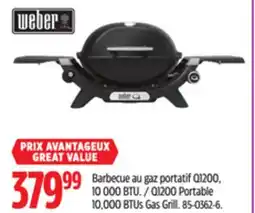 Canadian Tire Weber Q1200 Portable 10,000 BTUs Gas Grill offer