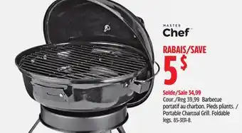 Canadian Tire Master Chef Portable Charcoal Grill offer