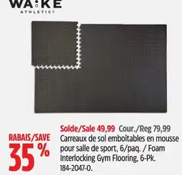 Canadian Tire Foam Interlocking Gym Flooring, 6-Pk offer