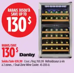 Canadian Tire Danby Dual-Zone Wine Cooler offer