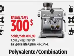 Canadian Tire Delonghi La Specialista Opera offer