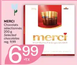 Brunet MERCI Chocolats sélectionnés offer