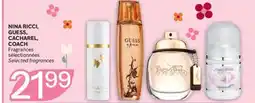 Brunet NINA RICCI,GUESS,CACHAREL,COACH Fragrances sélectionnées offer