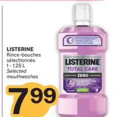Brunet LISTERINE Rince-bouches sélectionnés offer
