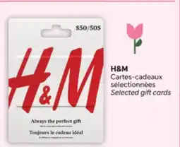 Brunet H & M Cartes-cadeaux sélectionnées offer